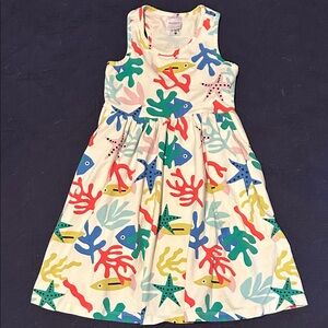 Hanna Andersson Colorful Sea Life Kids Dress